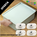 Ruedas Giratorias 360° OFERTA Pack x10