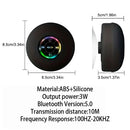 Altavoz portátil inalámbrico con Bluetooth, luz LED IPX4