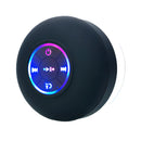 Altavoz portátil inalámbrico con Bluetooth, luz LED IPX4
