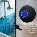 Altavoz portátil inalámbrico con Bluetooth, luz LED IPX4